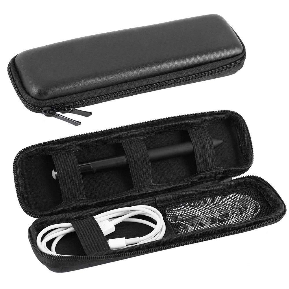 2x Hộp đựng bút vỏ cứng EVA màu đen Túi đựng bút chì cho  Pencil