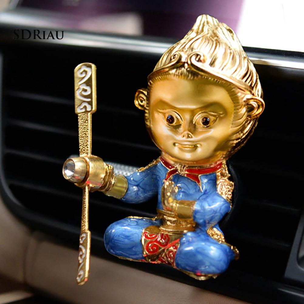 Máy tạo mùi hương lọc không khí hình chú khỉ dễ thương cho xe hơi