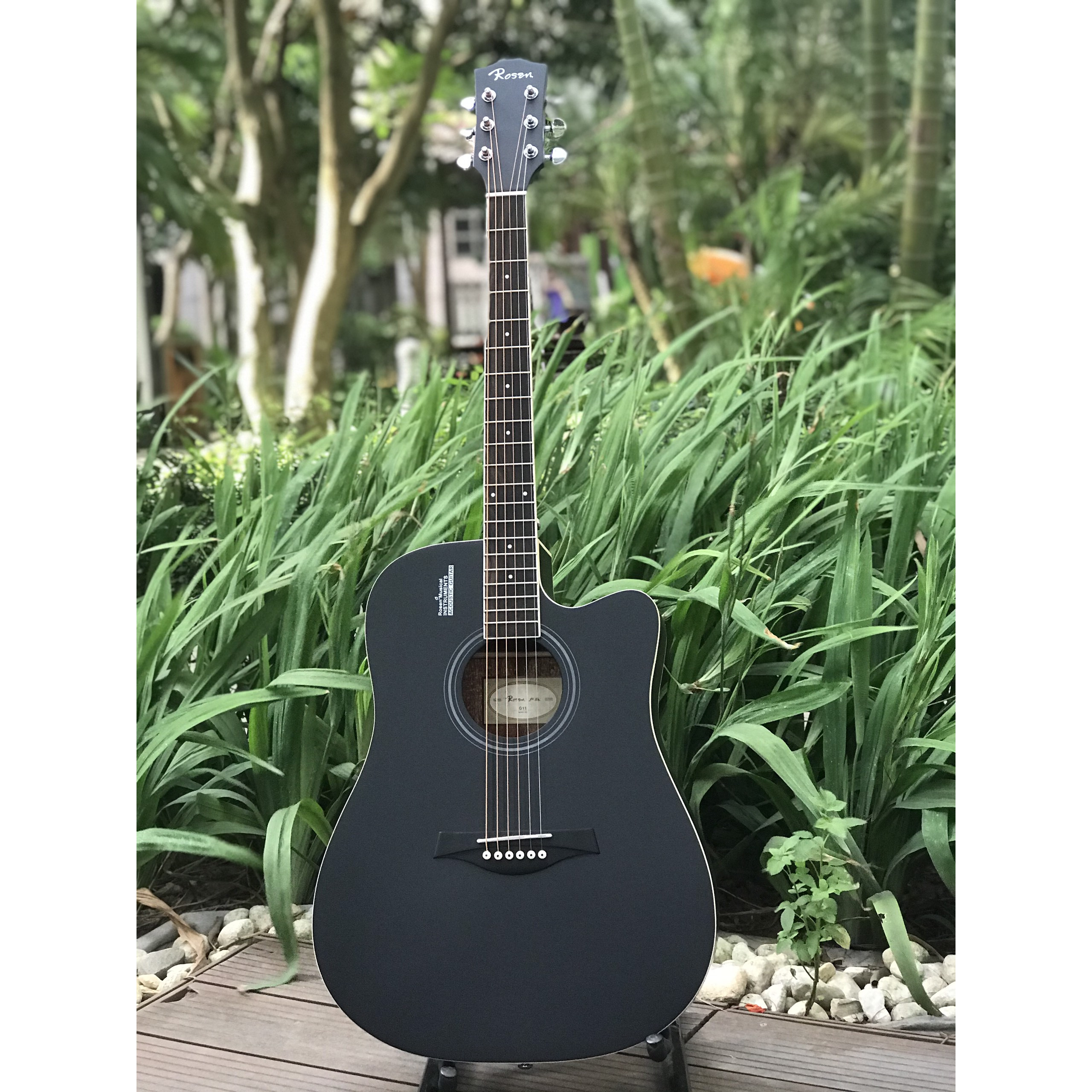 Đàn Guitar Acoustic Rosen G11 màu Đen