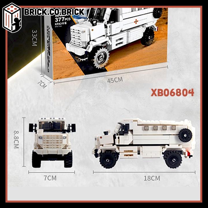 Mô Hình Lắp Ráp Xe Tải Quân Sự Nga Military Russian KPA3 Truck XB06804