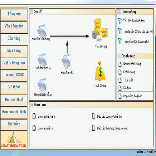 Phần mềm kế toán SIS INNOVA 9.0 (Sản xuất - Xây lắp) - Hàng chính hãng - Ứng dụng công nghệ SQL SERVER - Cập nhật ngay lập tức các thông tư mới nhất