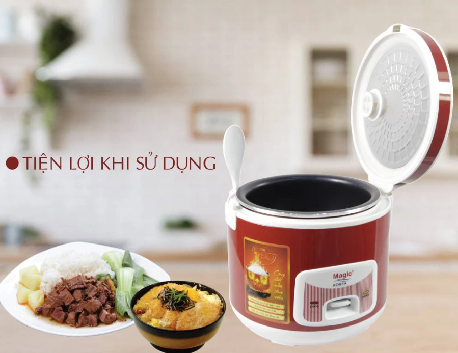 Nồi Cơm Điện Lòng Niêu MAGIC KOREA A-87 Đa Năng Dung Tích 1.2L Công Suất 650W - Hàng Chính Hãng