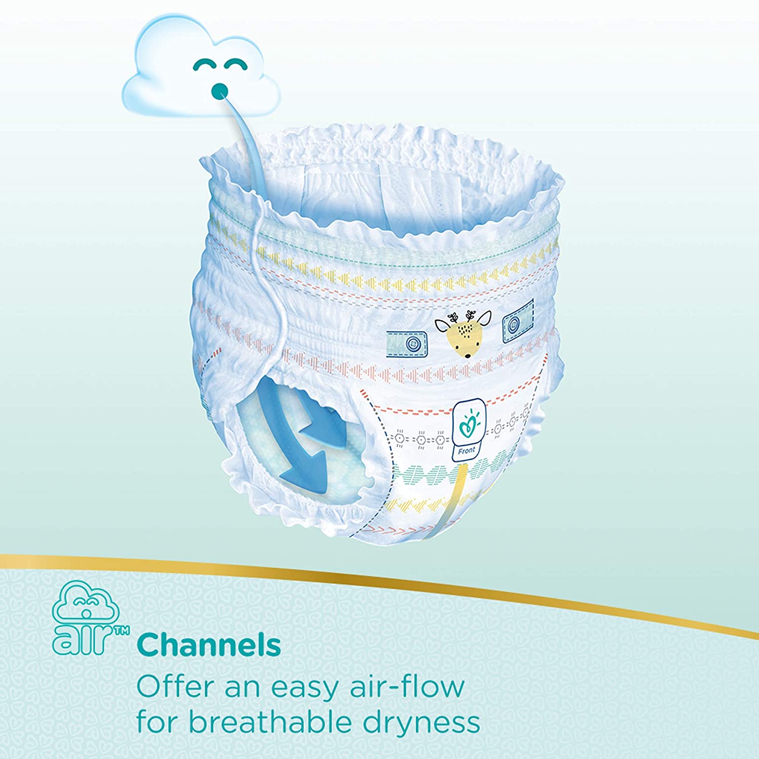 Bỉm - Tã quần Pampers Premium New size M 66 miếng (Cho bé 6~11kg)