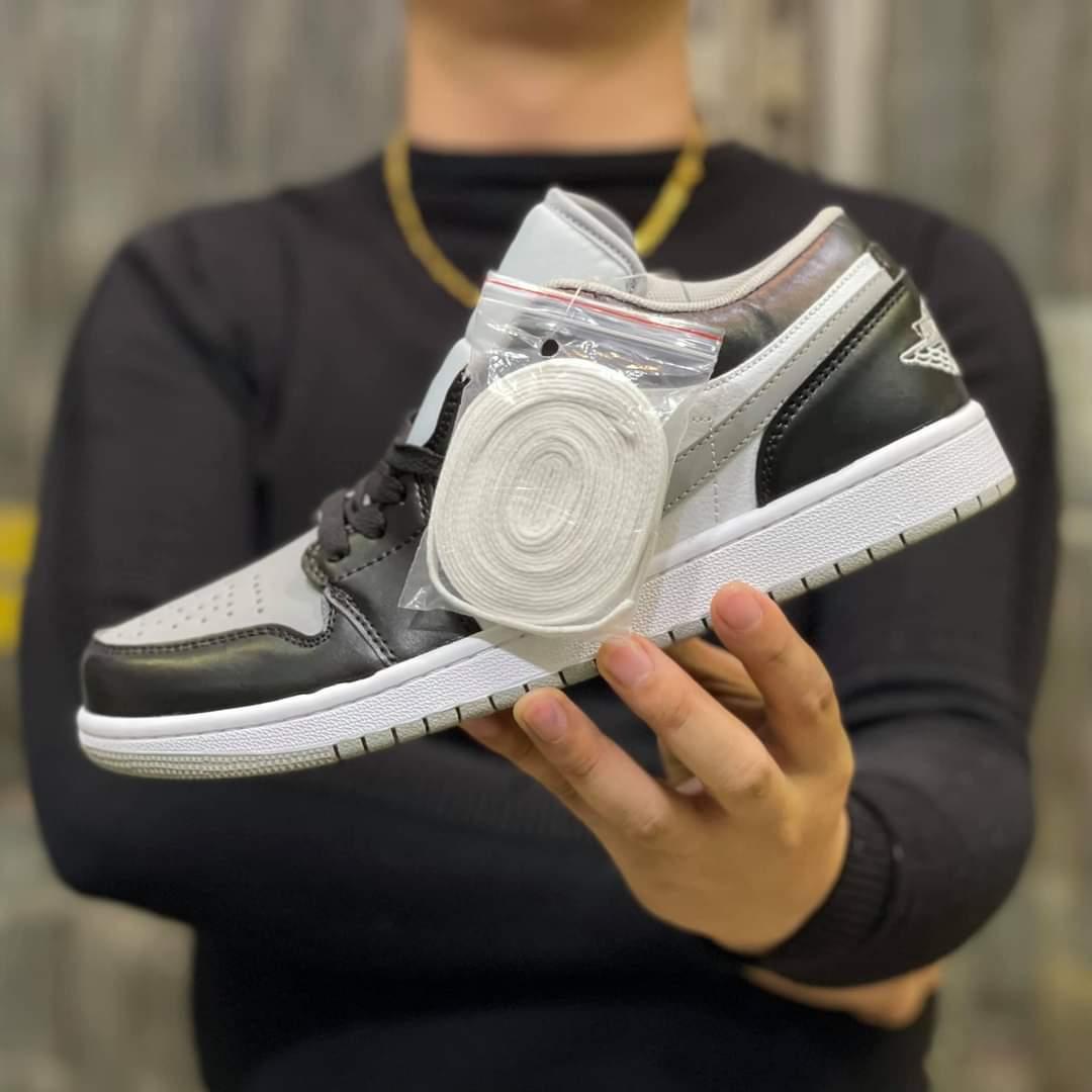 Giày Thể Thao Nam, Giày Sneaker Nam Low Shadow Màu Đen Xám Cổ ThấpPhong Cách Phù Hợp Chơi Bóng Rổ Và Dạo Phố - 40