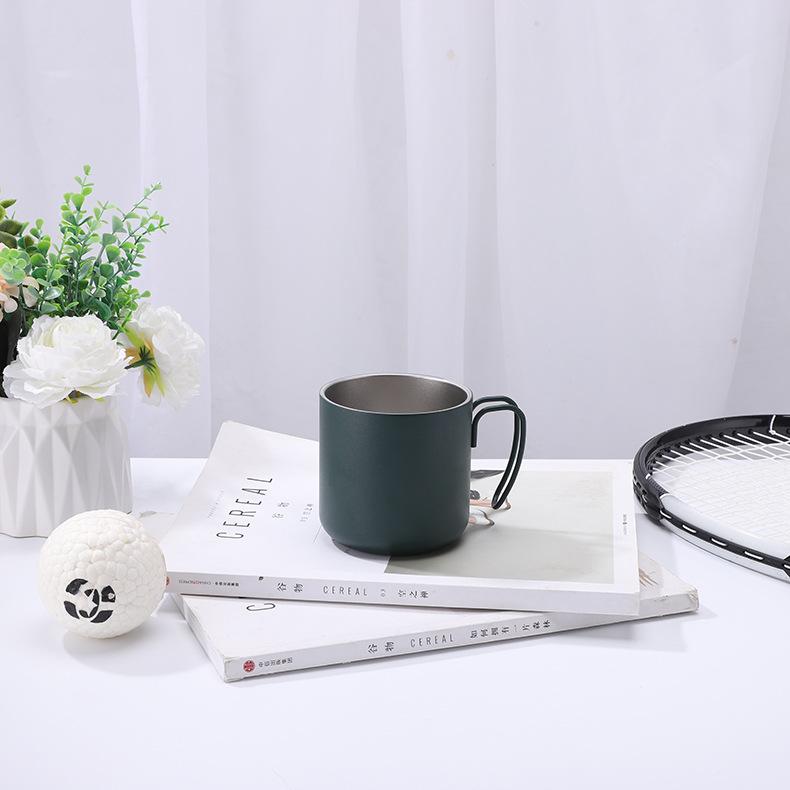 Đảm Bảo Chất Lượng Sáng Tạo Di Động Cốc Tập Uống Bằng Thép Không Gỉ Có Tay Cầm Dây Nhiệt Cốc Văn Phòng Tặng Cốc Cà Phê Cốc Kinh Doanh