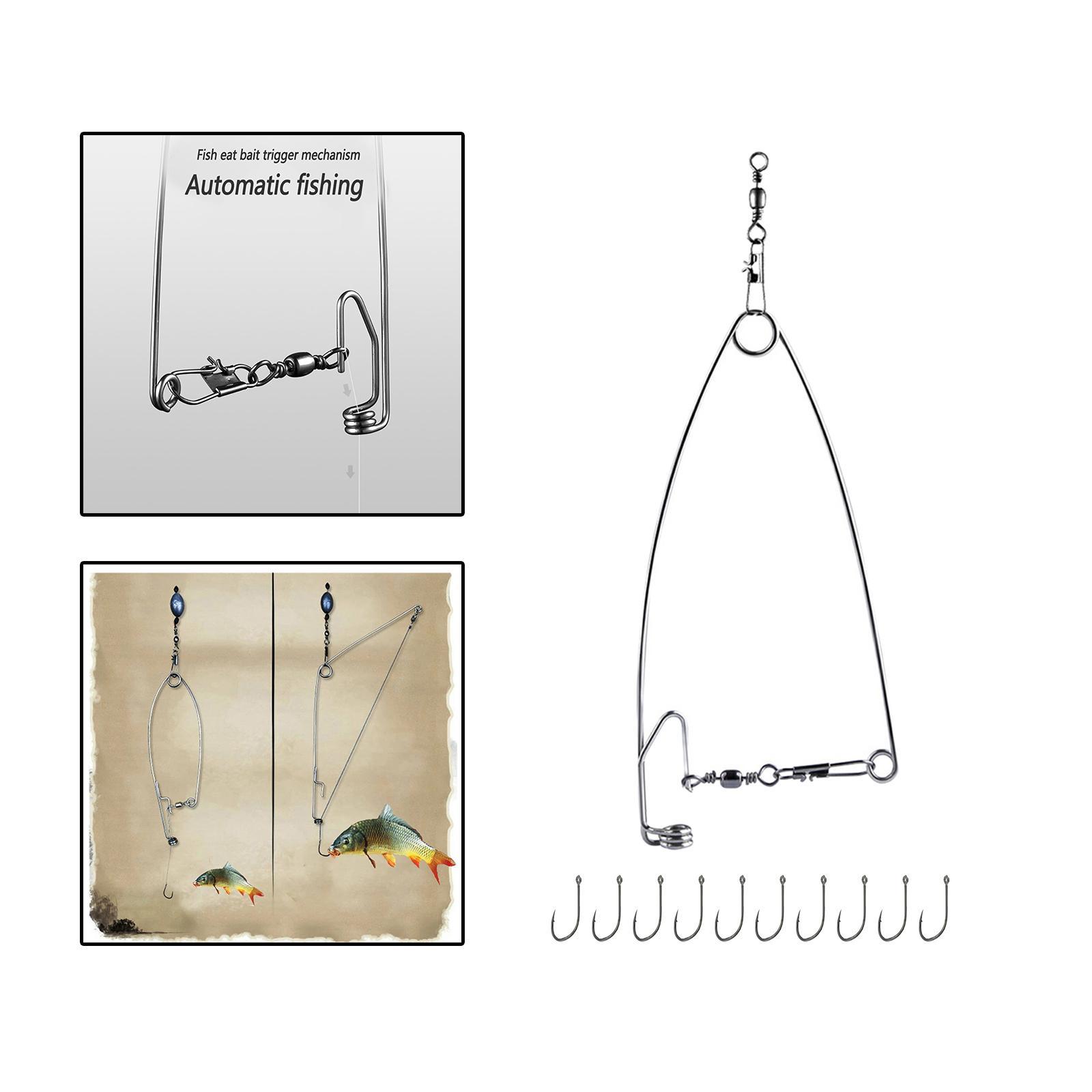 Automatic Fishing Hook Hooks Fishing Hooks for Lakes Ice Fishing