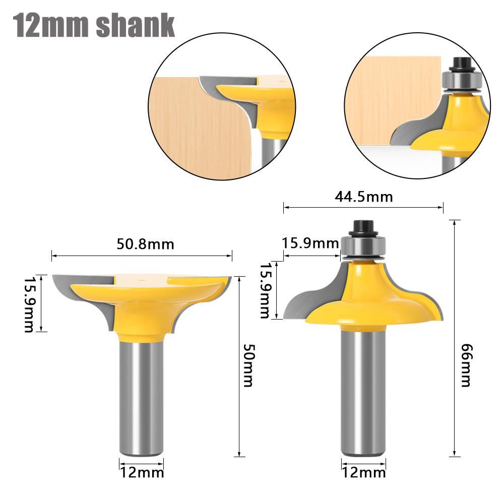 Bộ 2 mũi phay gỗ làm đố mộng cửa cốt 12,7mm