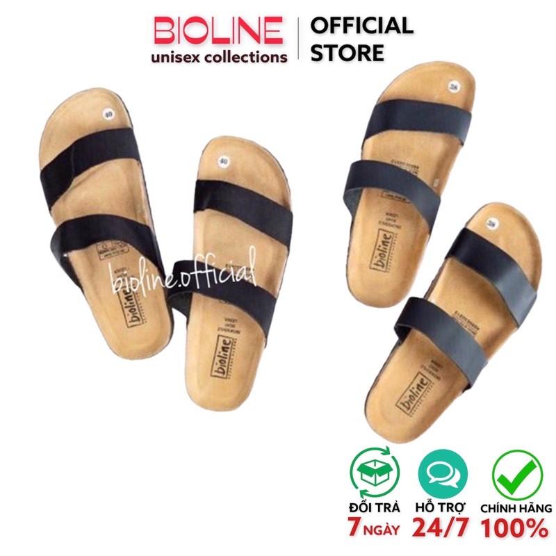 Dép birken quai ngang Bioline unisex đế trấu dành cho nam và nữ mã BO18 - Bioline Official