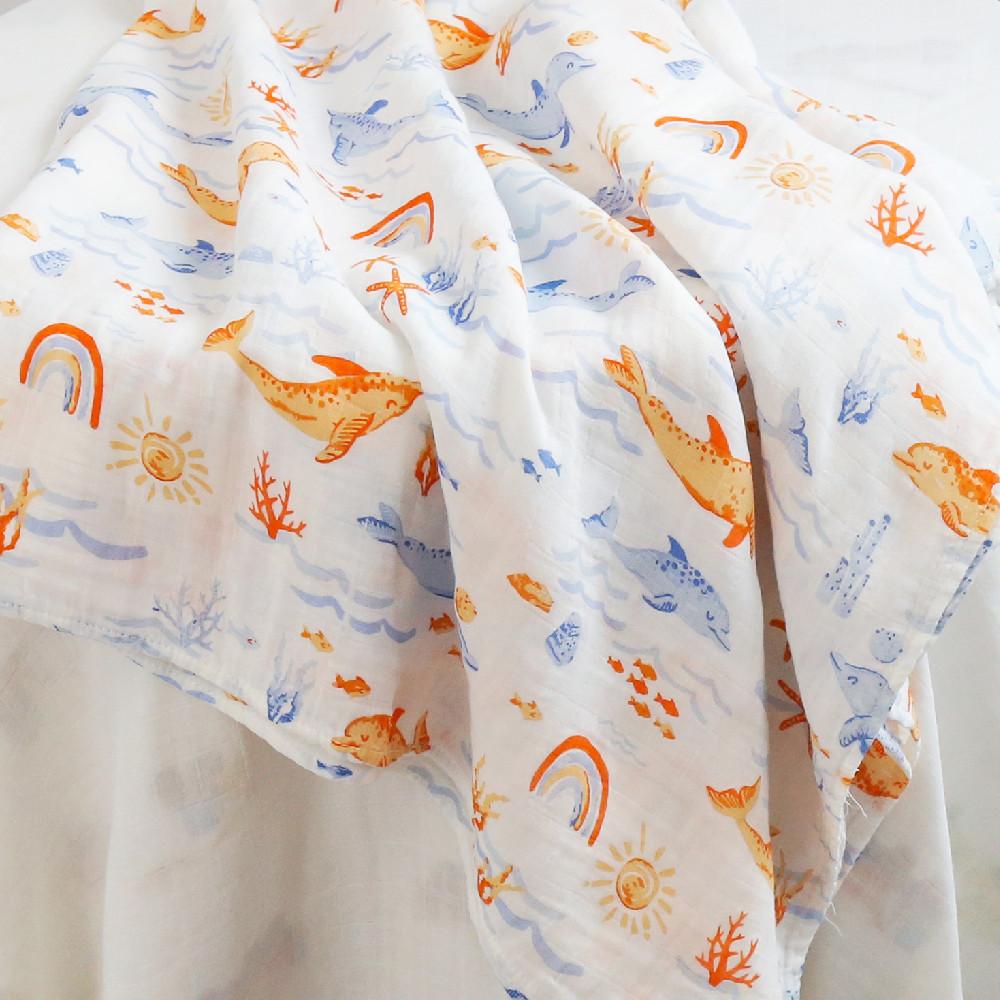 120Cm Cho Bé Đầm Bé Muslin Chăn Chất Lượng Tốt Hơn Aden Anais Cho Bé Đa Năng Cotton/Tre Chăn trẻ Sơ Sinh Bọc