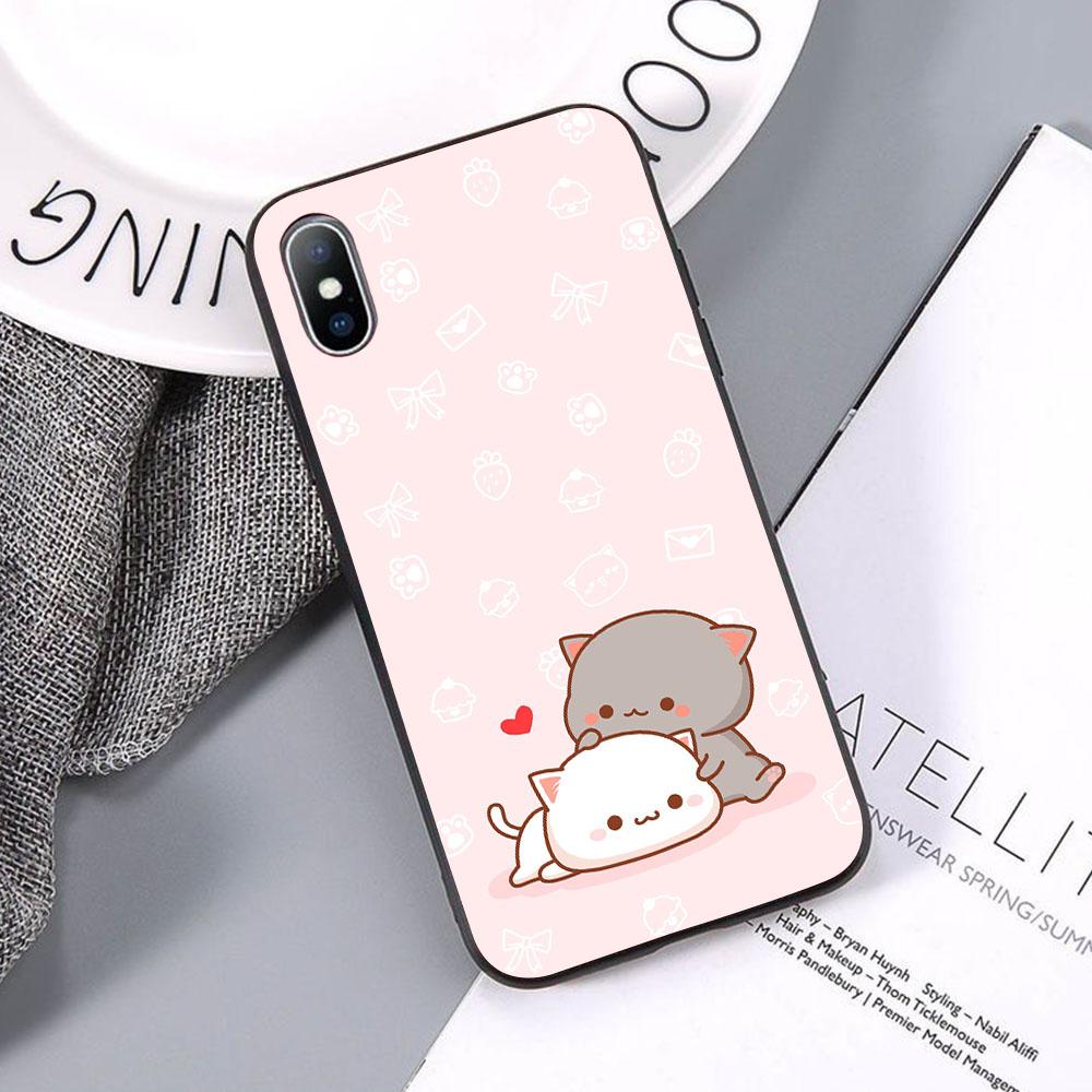 Ốp chống sốc cặp đôi chibi hot new dành cho iphone xs max / 11 pro max / 12 pro max / 12 mini / se / 5 / 6 / 7 - PC143