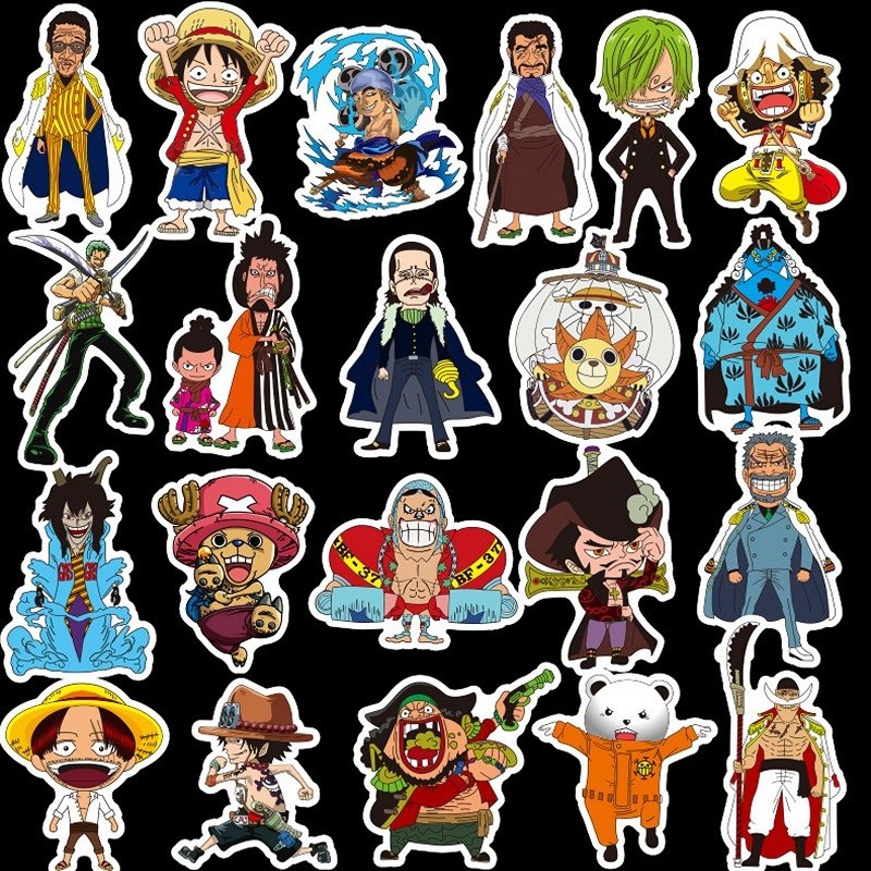 Bộ 48 miếng Sticker hình dán One Piece