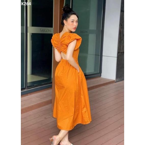 Váy maxi hở lưng sexy