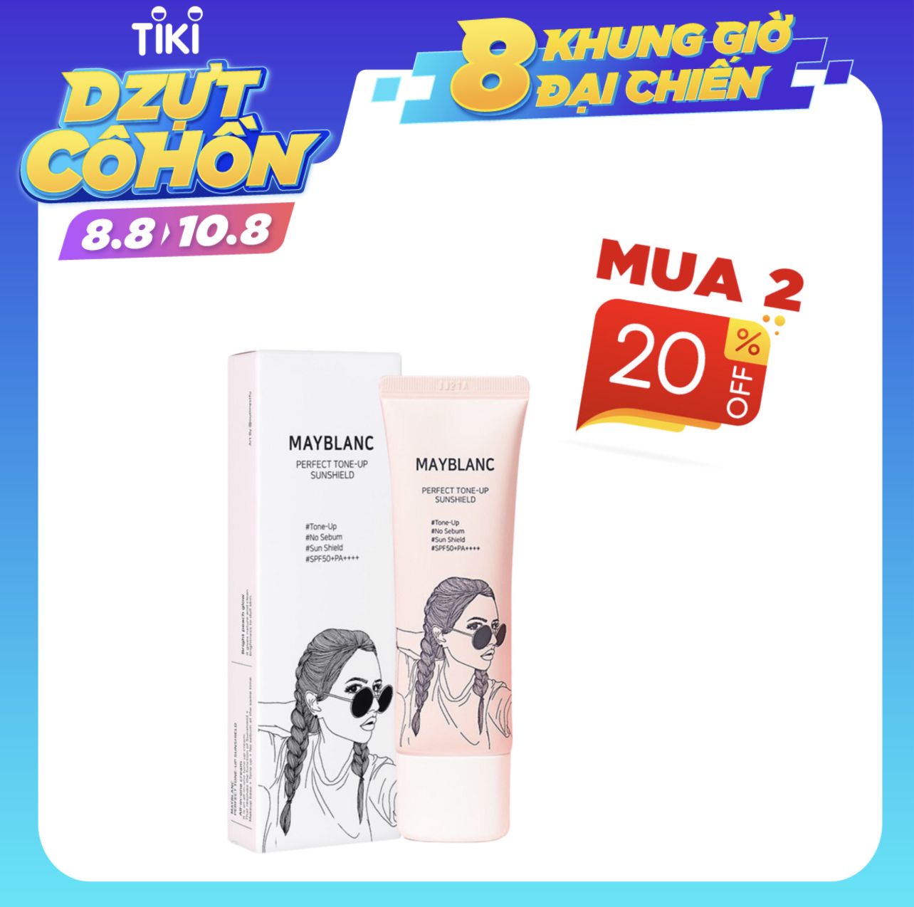 [CHÍNH HÃNG] Kem Chống Nắng Sáng Da Bật Tone CC Cream MAYBLANC - SOLIFE SPF 50++++ [NHẬP KHẨU HÀN QUỐC]