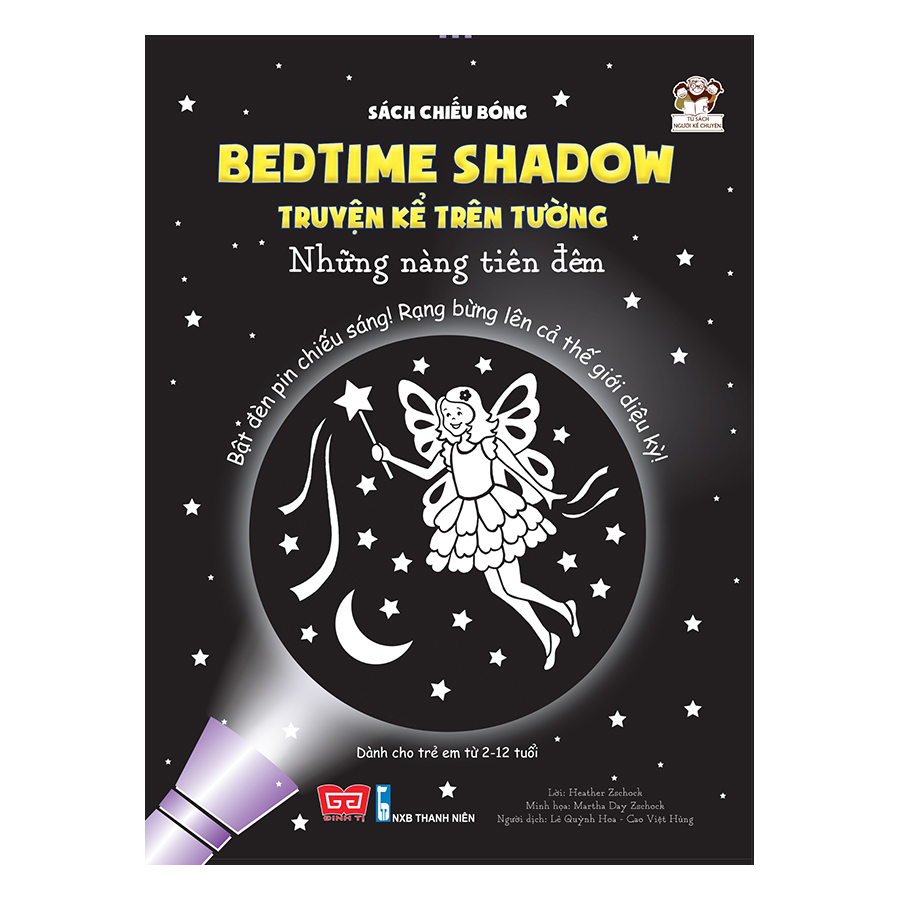 Combo Sách Chiếu Bóng - Bedtime Shadow - Truyện Kể Trên Tường (Tặng Kèm Đèn Pin)