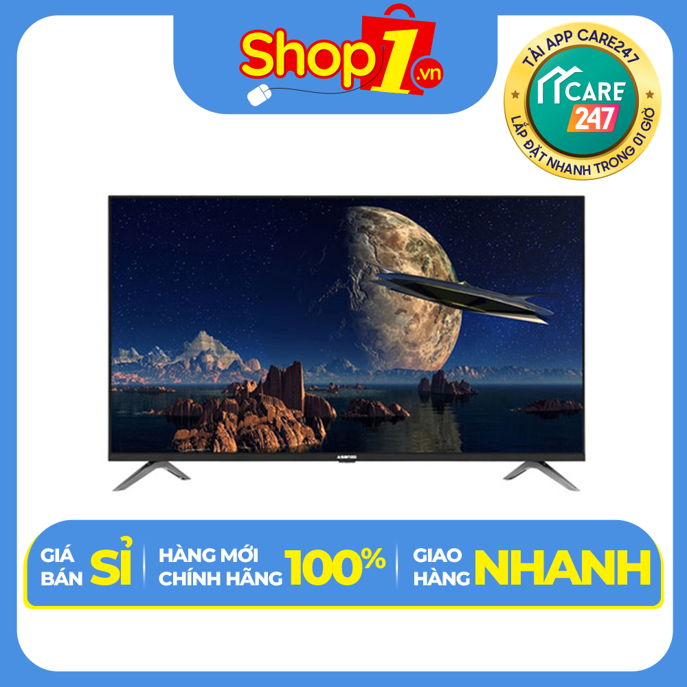 Smart TV ASANZO 43 Inch 43U8E - Model 2022 - Hàng chính hãng