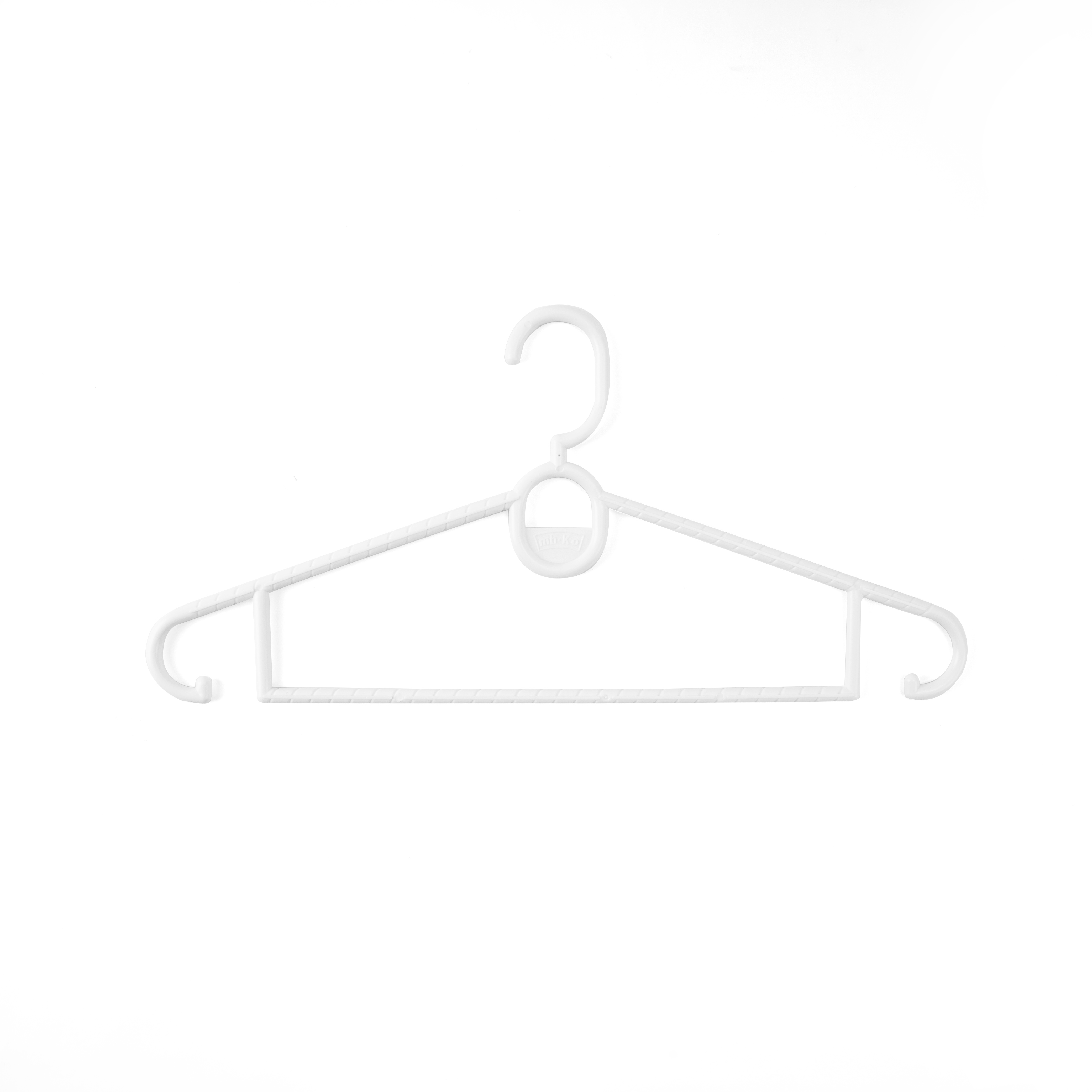Hình ảnh Móc nhựa treo quần áo màu Ivory (Bộ 4 cái)  