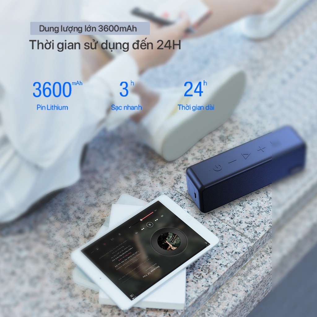 Loa Bluetooth 5.0 - ] - VIVAN VS20 - Hàng Chính Hãng