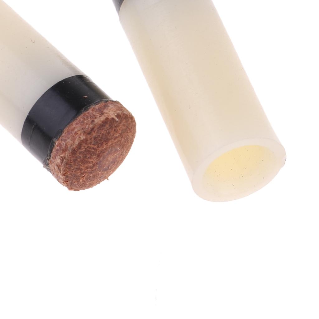 20 chiếc Trơn Bể Bida Cue Đầu Bi Da Dính Ferrules 11mm 13mm
