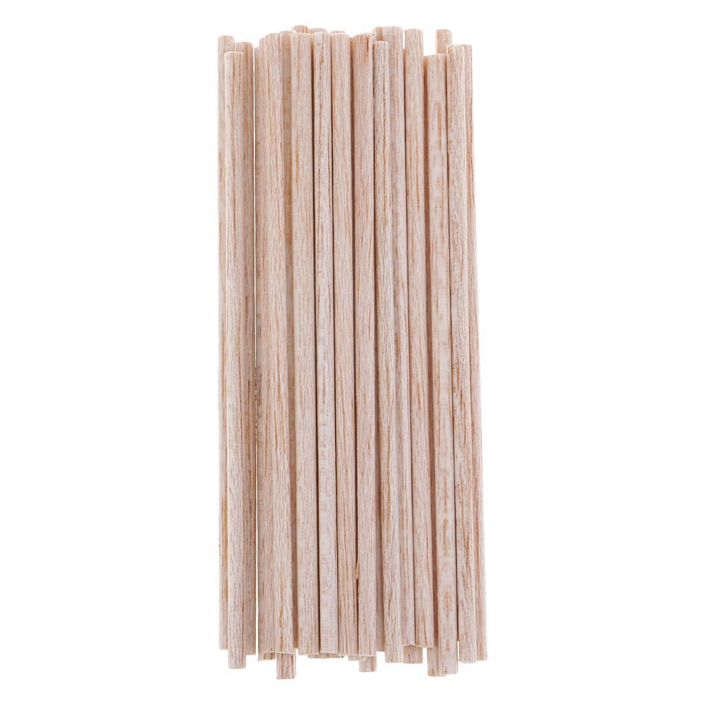 2-8pack Unfinished Balsa Wood Stick DIY Wood Modelling Stick DIY crafts 100mm