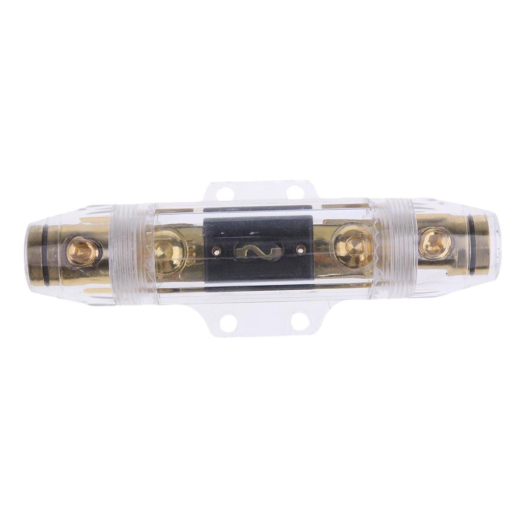 Durable 100A Car Audio Fuse Block Distribution Holder Gold Plate Car Accessories