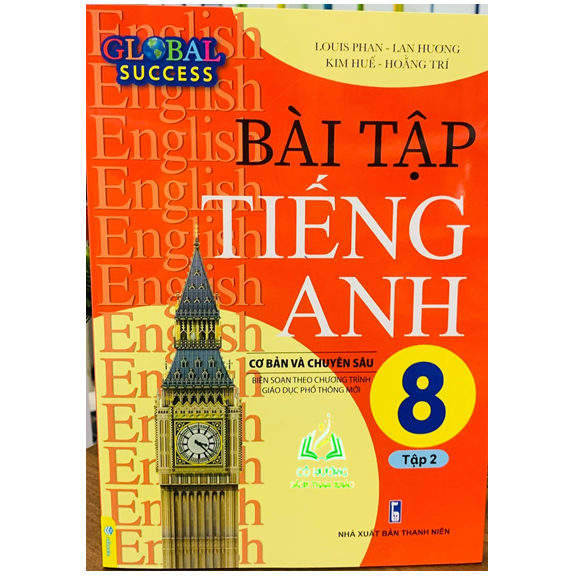 Sách - Bài Tập Tiếng Anh 8 Cơ Bản Và Chuyên Sâu - tập 2