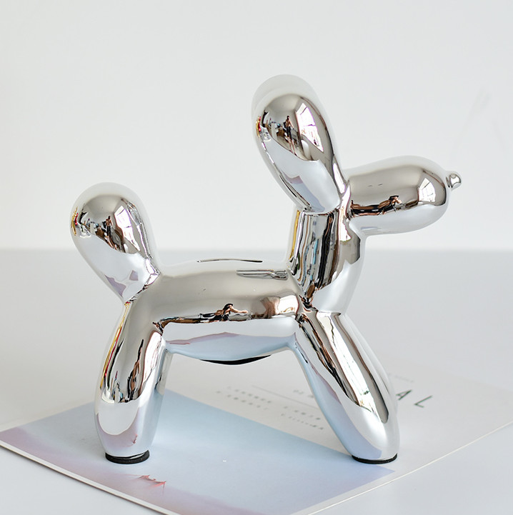 Tượng trang trí Shine Puppy Balloon