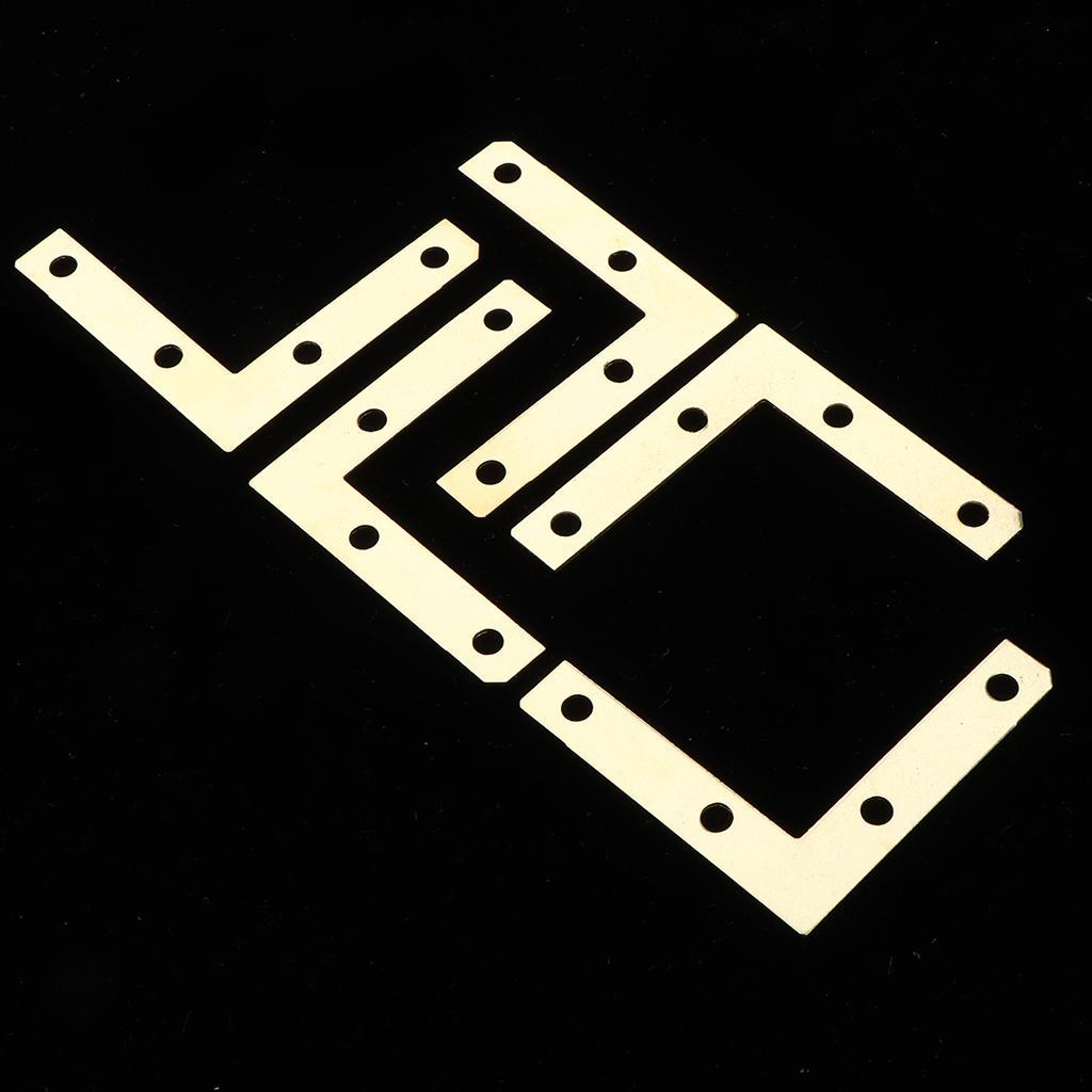 100Pc Corner Repair Mending Plate Picture Frame Bracket