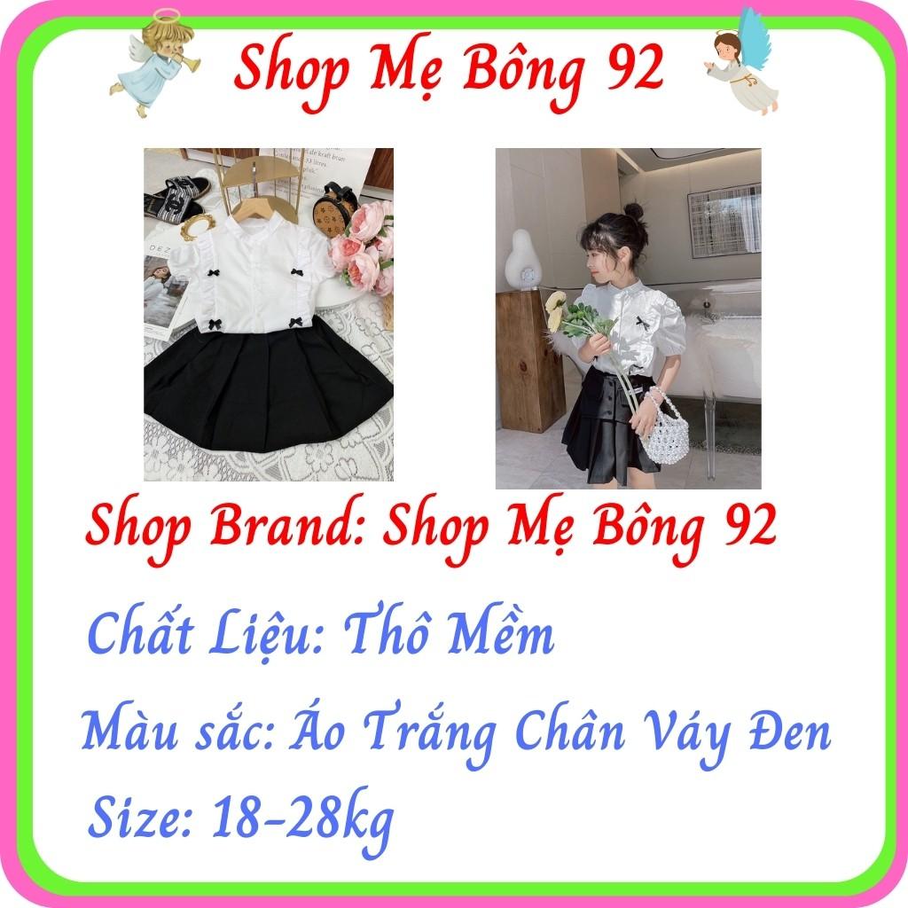 Áo Sơ Mi Kèm Chân Váy Bé Gái BG2204 - Shop Mẹ Bông 92