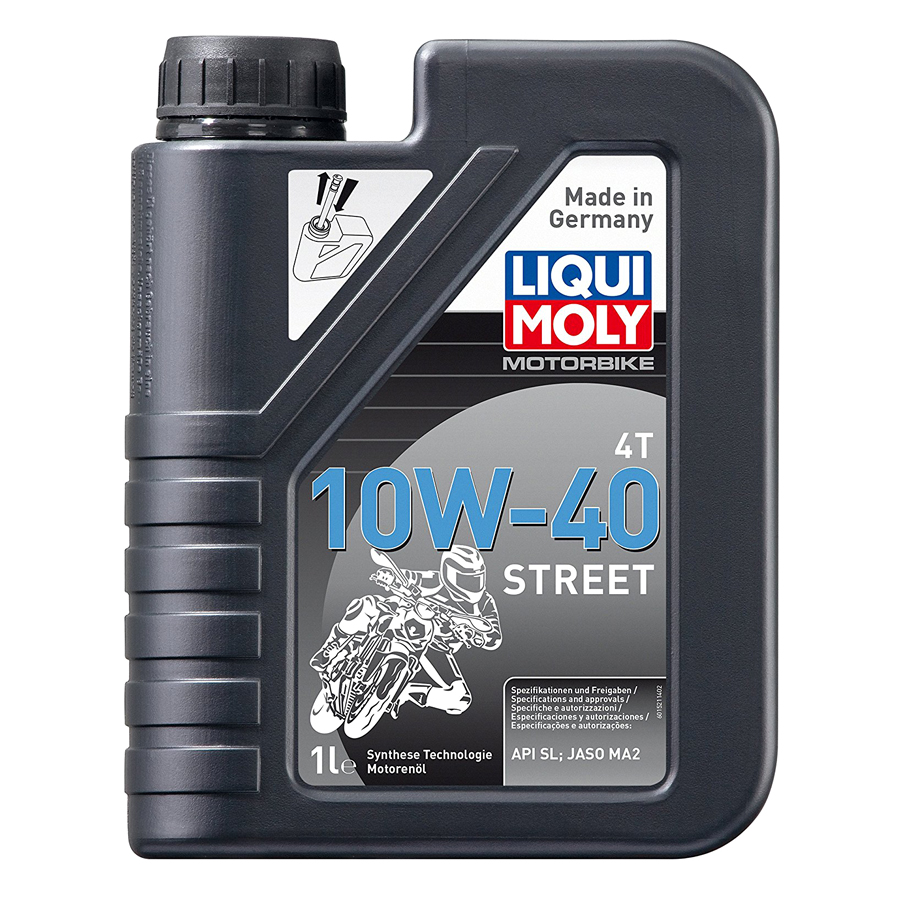 Nhớt Xe Máy 4T Synthetic 10W40 Street Liqui Moly 1521 (1L)