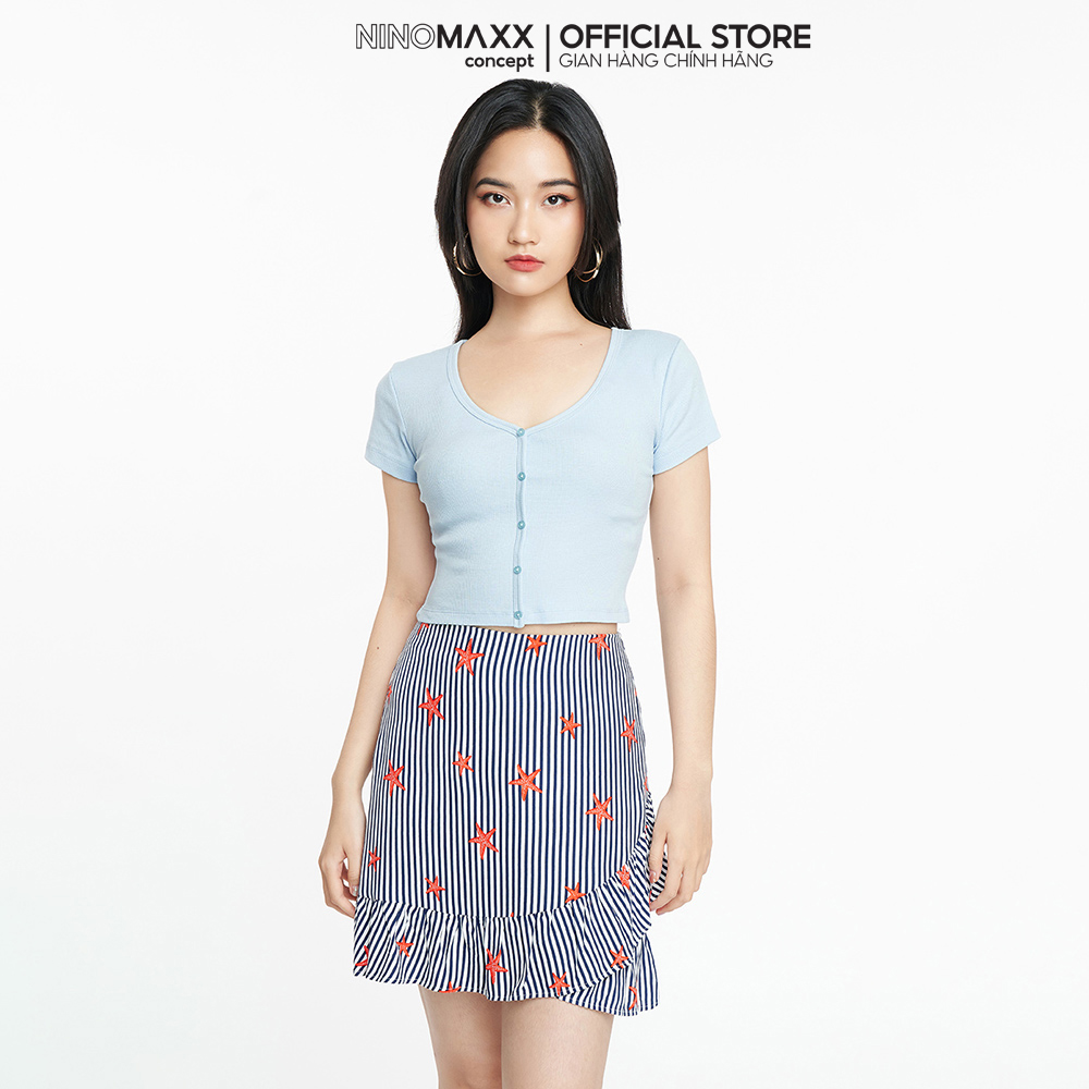 SWEET SIXTEEN Áo croptop Nữ cotton Rib 2206009