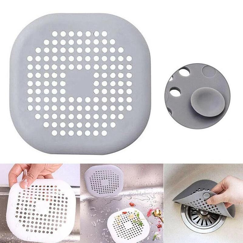 Nắp Silicone Lọc Rác Chống Tắc Nghẽn Ống Thoát Nước Cho Bồn Rửa Nhà Bếp