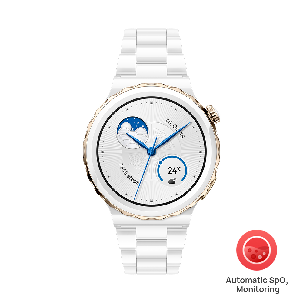 Đồng Hồ Thông Minh HUAWEI WATCH GT 3 Pro | Gốm tinh thể nano | Điện tâm đồ | Lặn tự do | Hàng Chính Hãng