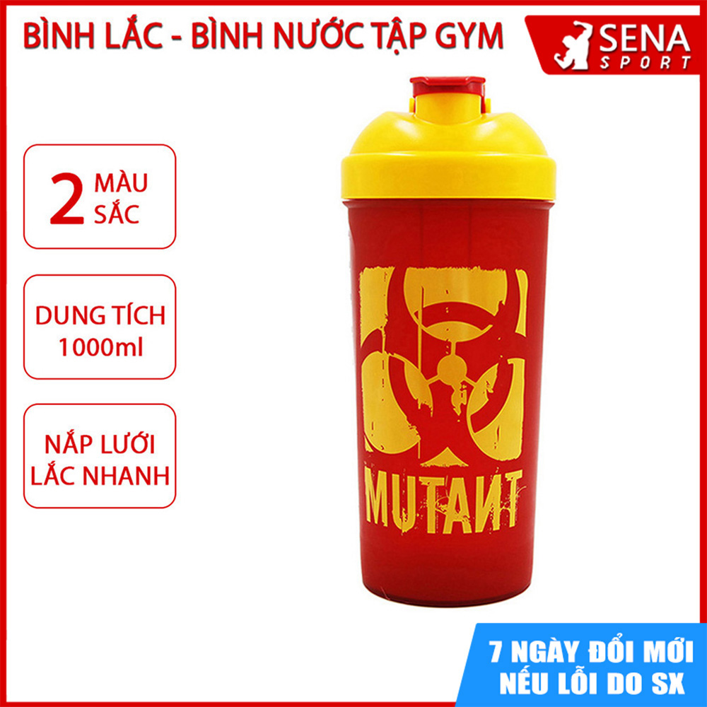 Bình lắc thể thao tập Gym dung tích 1000ml