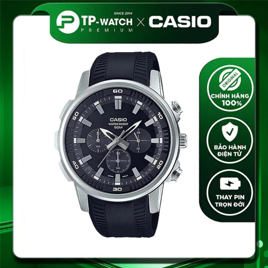 Đồng Hồ Nam Dây Nhựa Casio MTP-E505-1AVDF | MTP-E505-1A