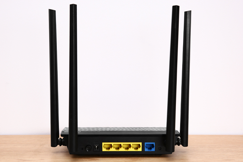 Bộ Phát Sóng Wifi Router Chuẩn AC1300UHP Băng Tần Kép Asus AC1300 Đen - Hàng chính hãng