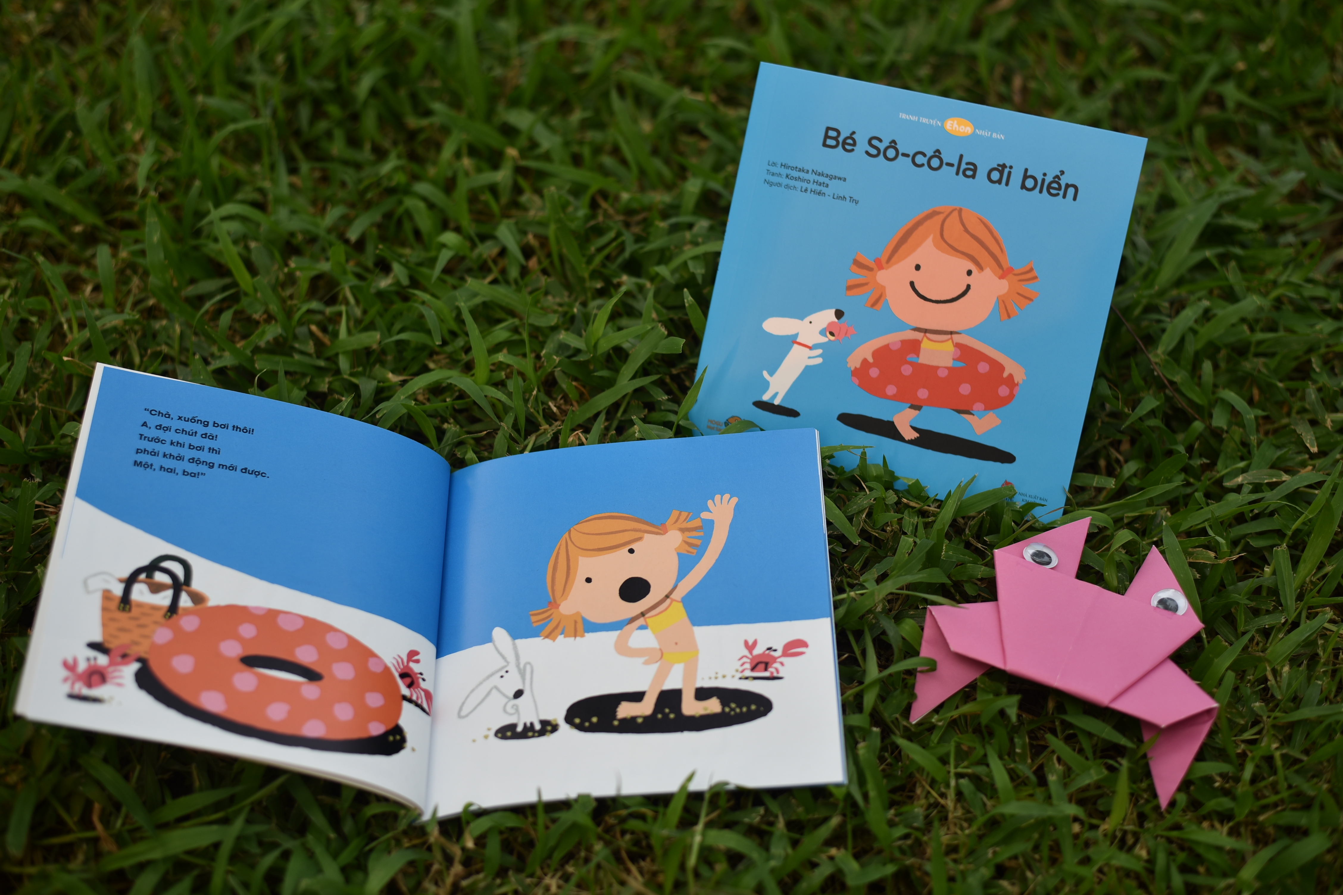Truyện Ehon bé 1-2-3 tuổi - Bé Sô-cô-la đi biển