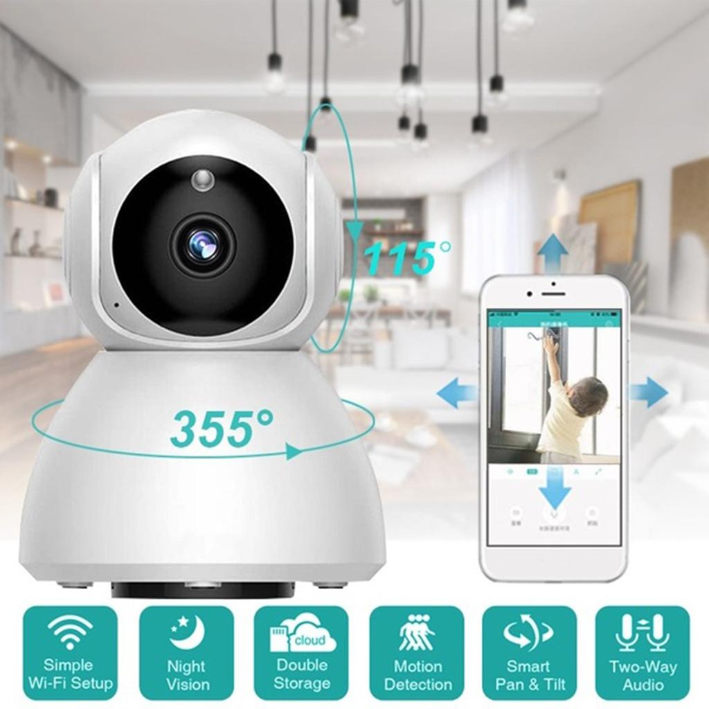 EU Wireless IR IP Camera HD 720P Indoor Security Smart Night Vision Camera