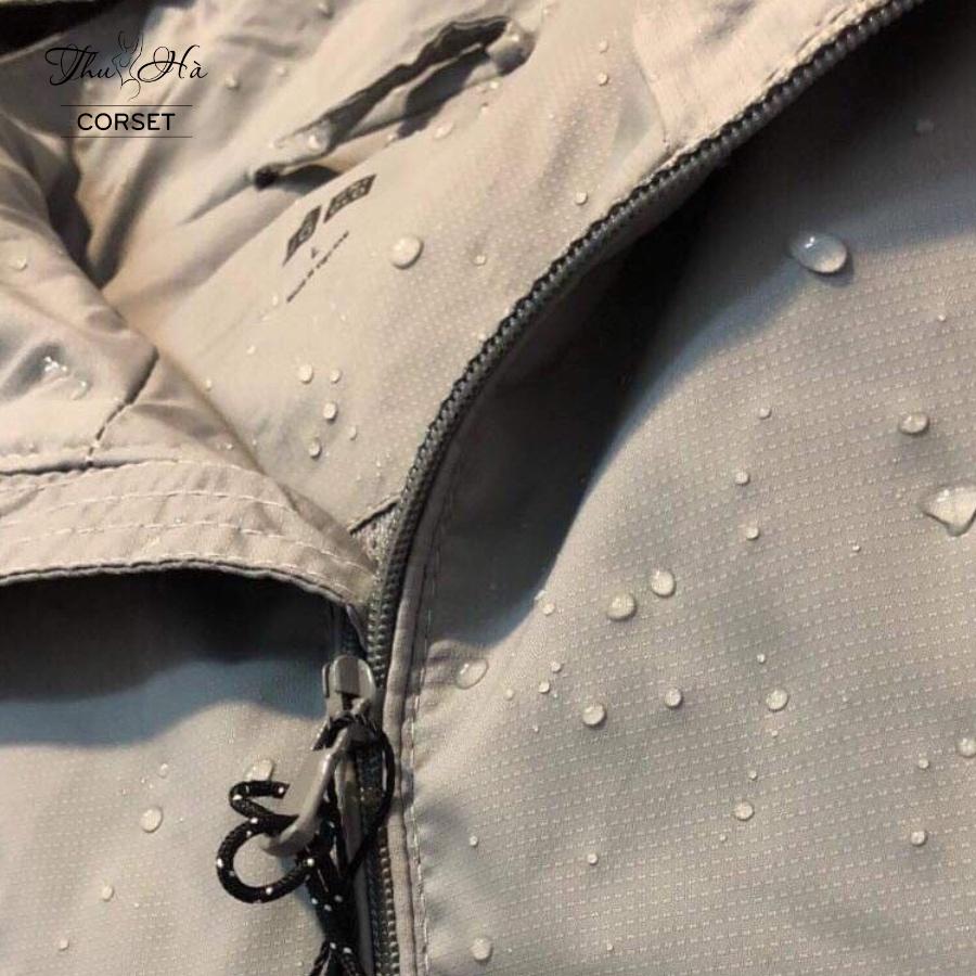 Áo khoác gió nữ chống nước 2 lớp cao cấp chất vải xuất Hàn cực đẹp