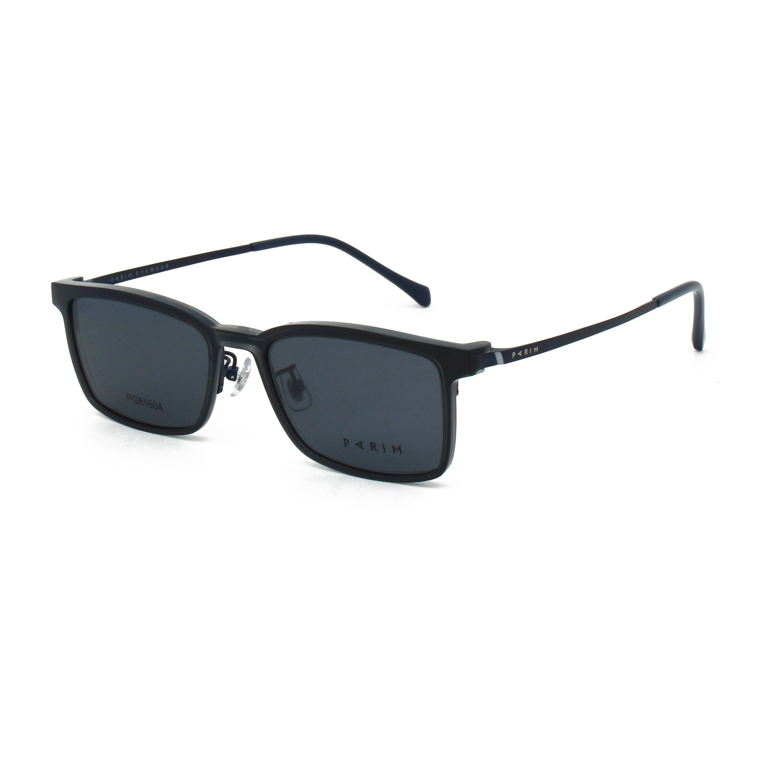 Gọng kính unisex độ &amp; mát clip-on Parim  PG81604 thời trang (size 54/18/146