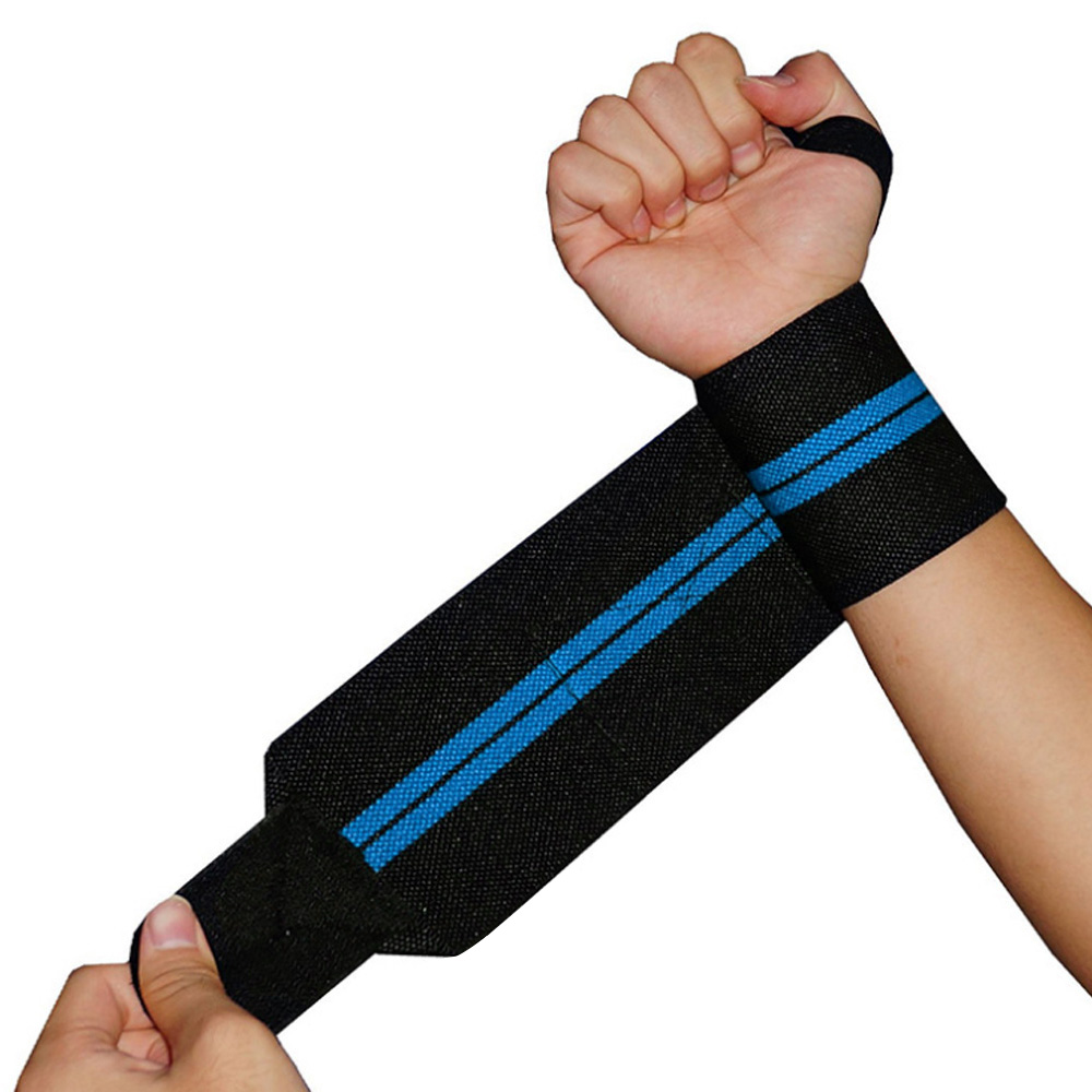 Đai quấn bảo vệ cổ tay tập Gym Aolikes mẫu 2 vạch co giãn cực tốt