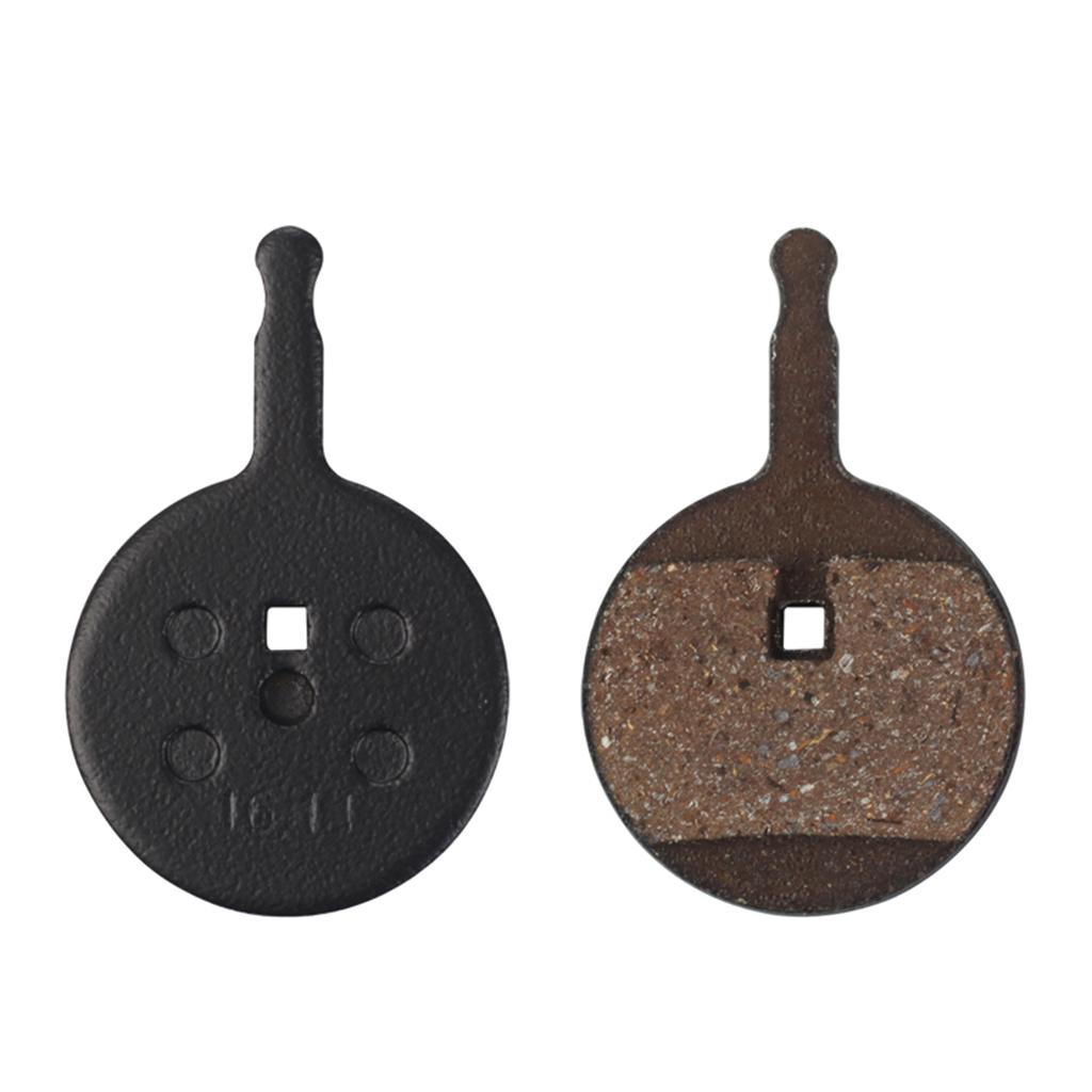 Bike Disc Brake Pad Bicycle Resin Base Replacement Brake Pad with Metal Clip