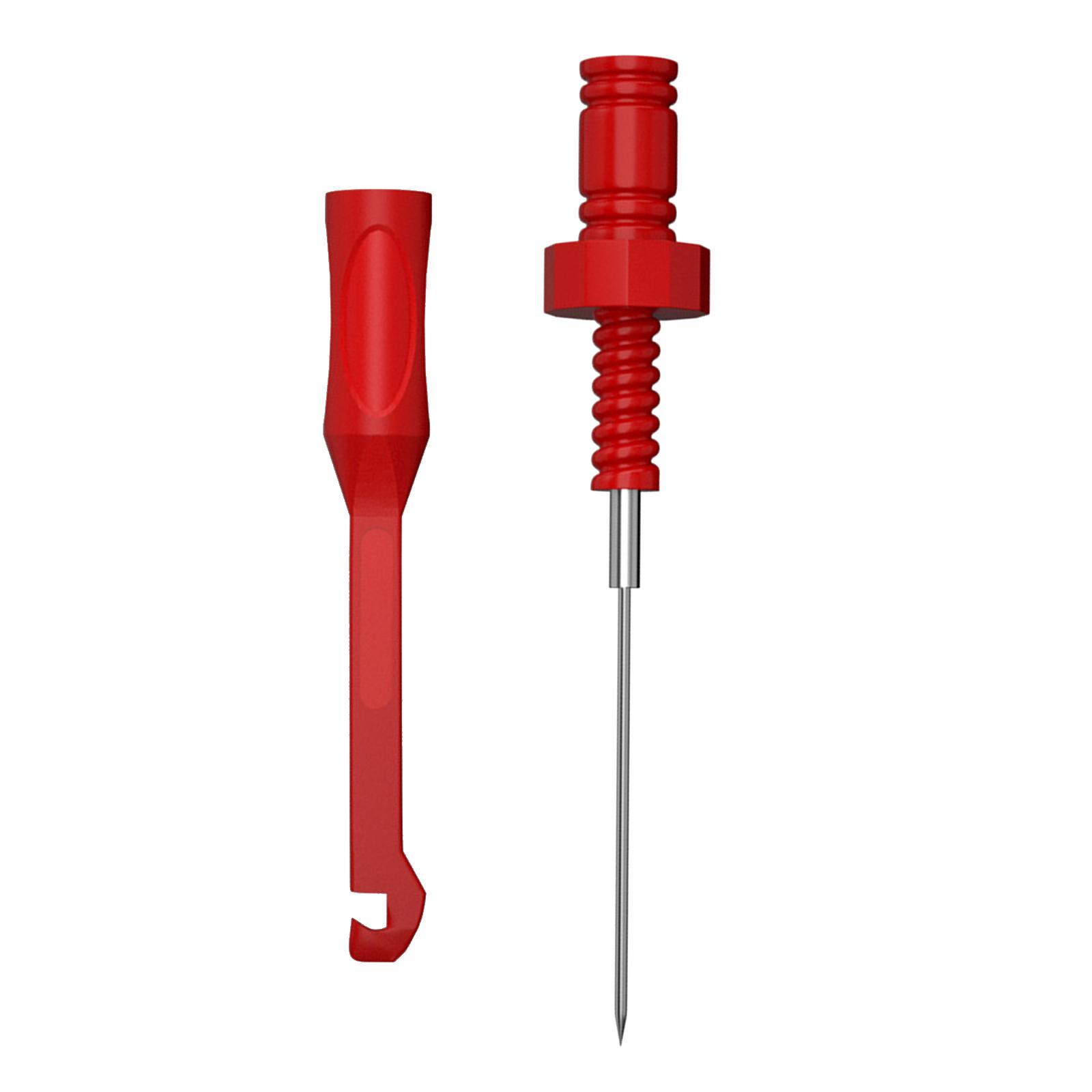 Multimeter Leads Test Hooks Clip Repair Tool Wire Piercing Durable Test Probe Electrical Test Probes Set for Device