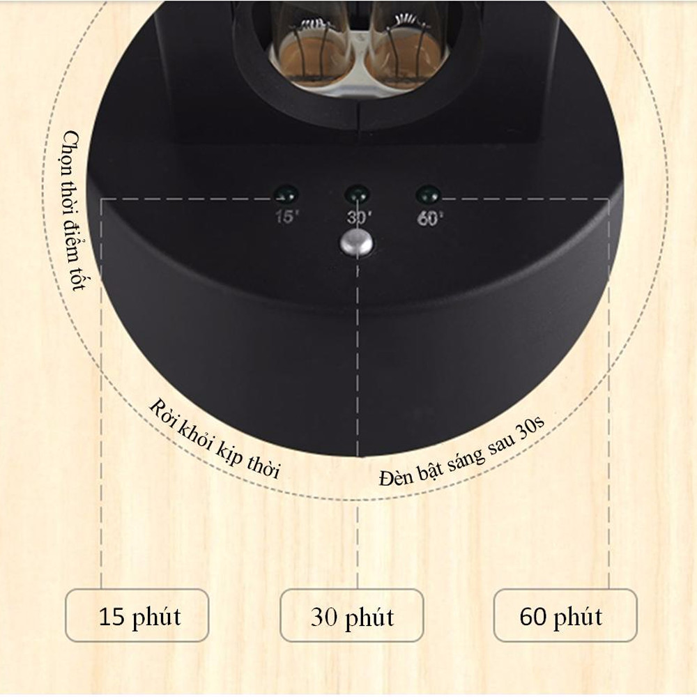 Đèn diệt khuẩn tia cực tím IOED-XD-06 công suất 38W, đèn khử trùng cho không khí trong lành, an toàn, hiệu quả, tiện lợi, tự động tắt nguồn sau khi hoạt động giúp tiết kiệm điện, có kèm remote điều khiển từ xa an toàn hơn