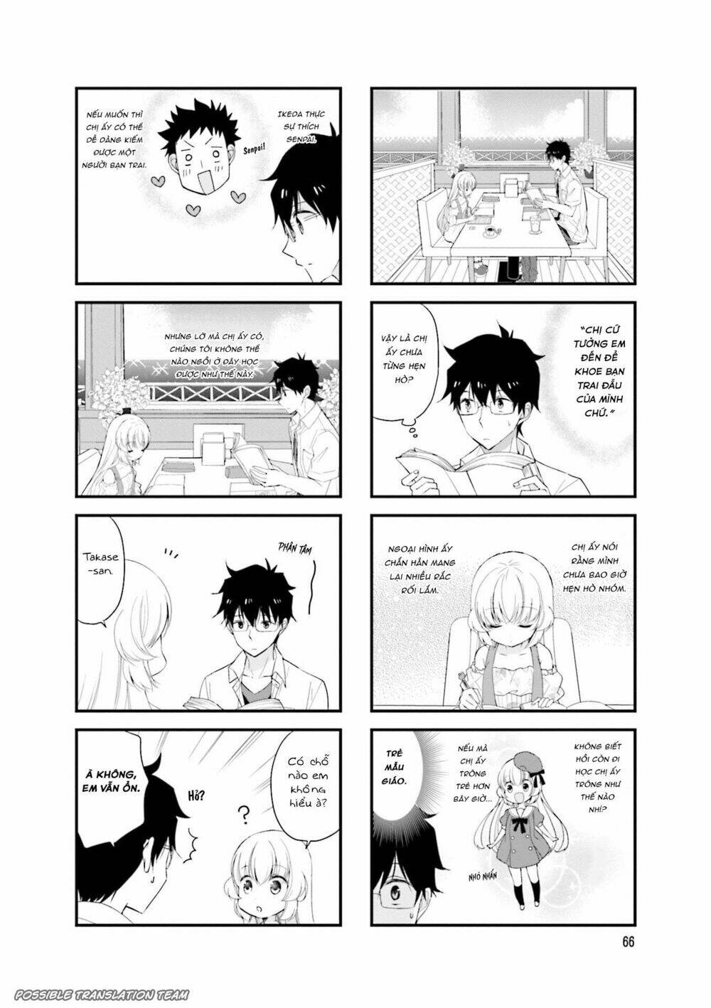 senpai nhỏ nhắn của tôi rất dễ thương chapter 24 6