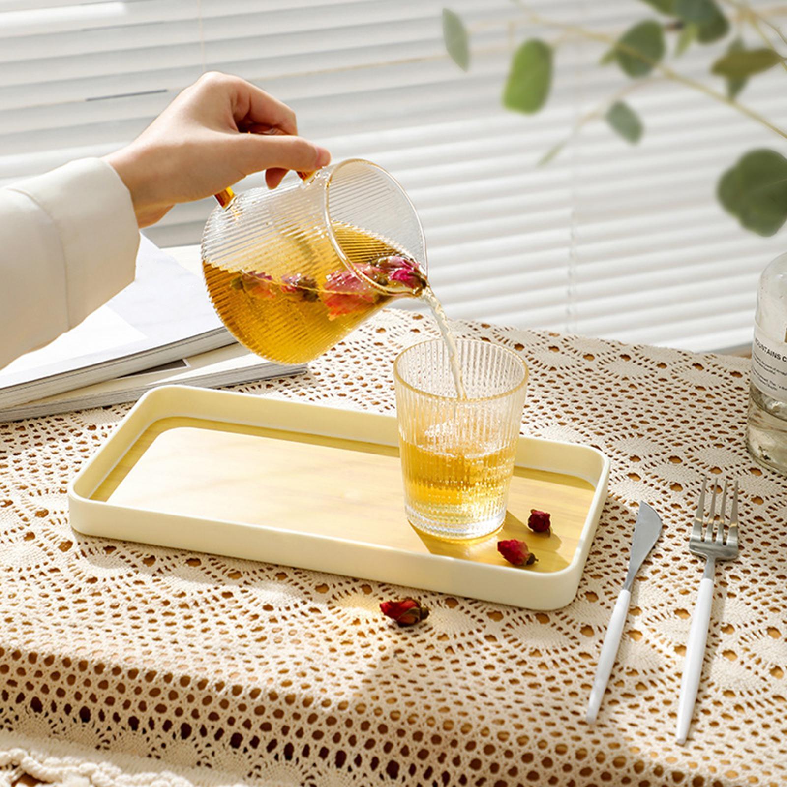 Portable Serving Tray Fruit Platter Food Dish for Desktop Dining Table Party