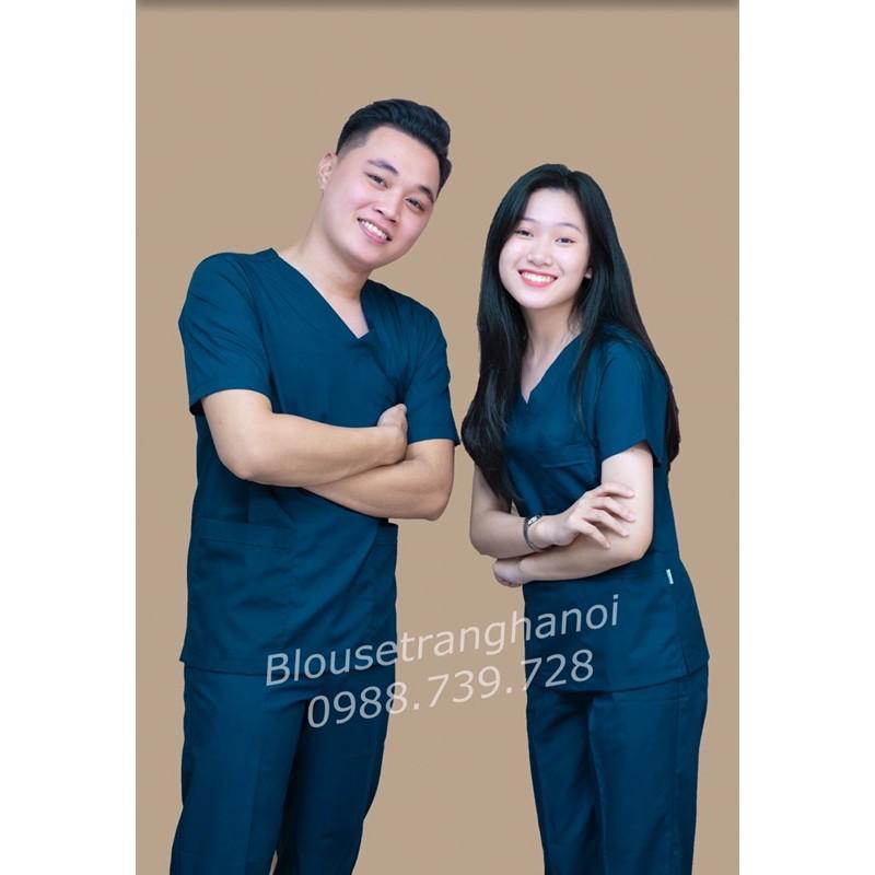 Áo blouse, bộ scrup kĩ thuật viên cho bác sĩ