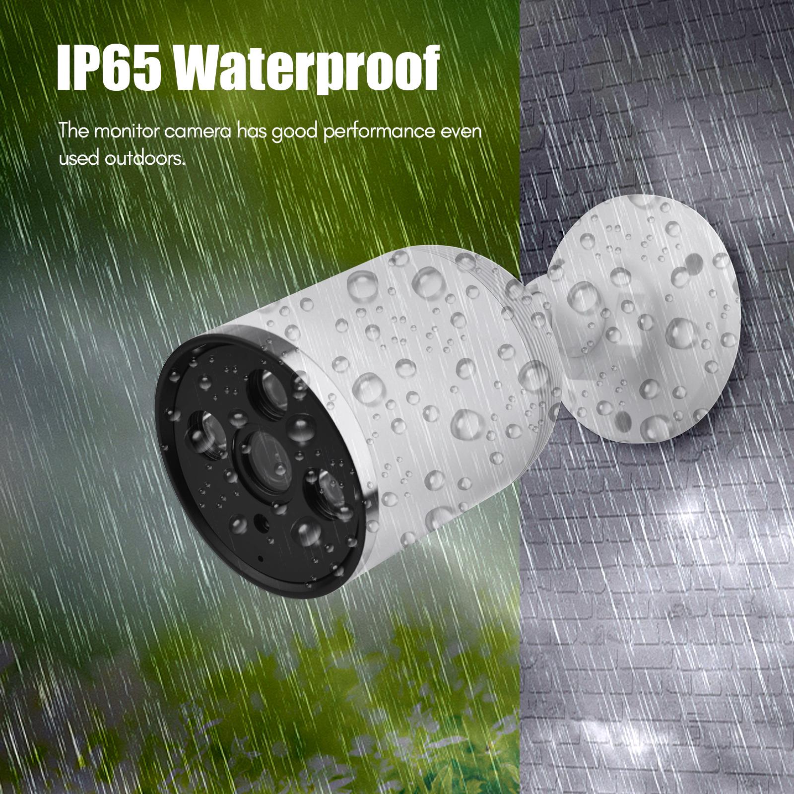 1080P Smart WiFi Camera Wireless Monitor Camera 2MP 130° Angle Night Vision Motion Detection Two-Way Talk APP Control