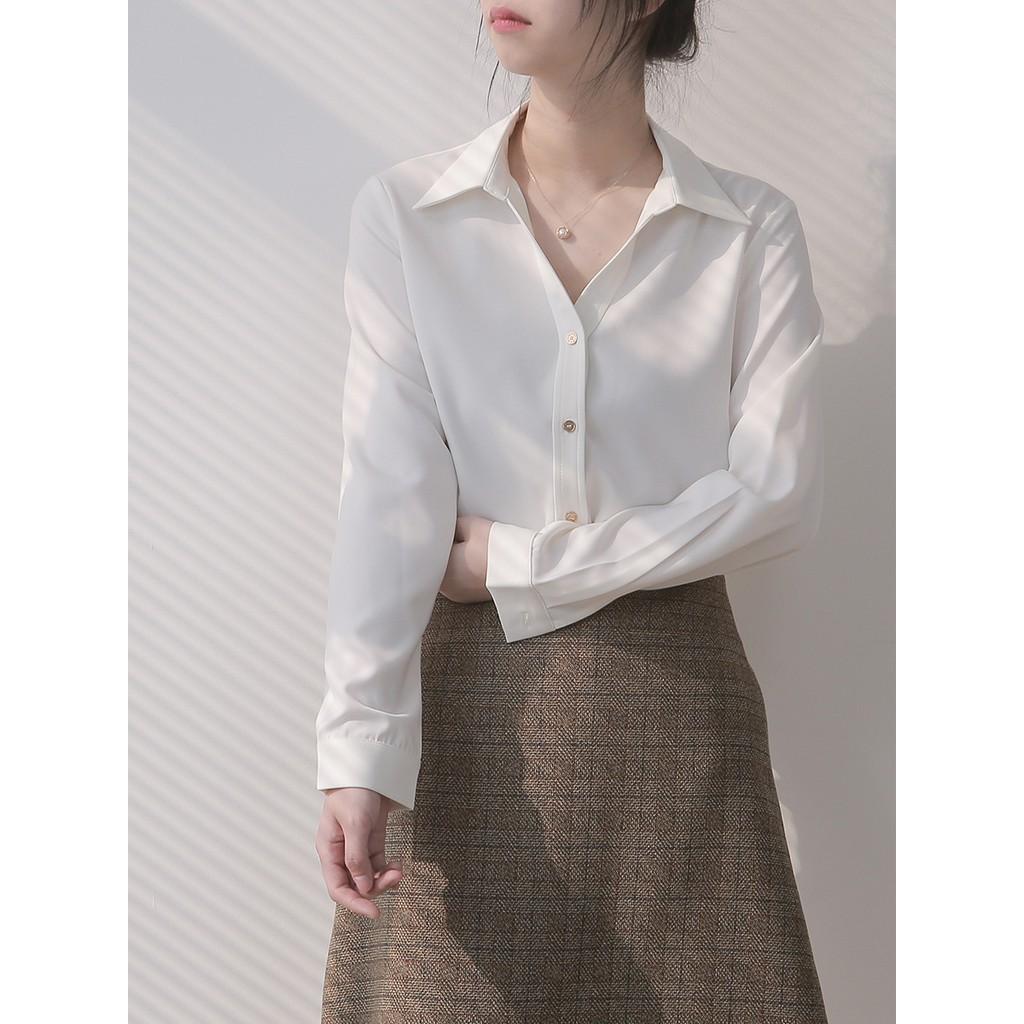 Áo sơ mi trắng công sở cực đẹp