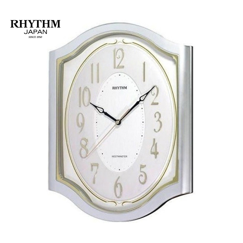 Đồng hồ treo tường Nhật Bản RHYTHM CMH735BR19, Kt 29.0 x 39.0 x 6.0cm, 1.12kg, Vỏ Nhựa