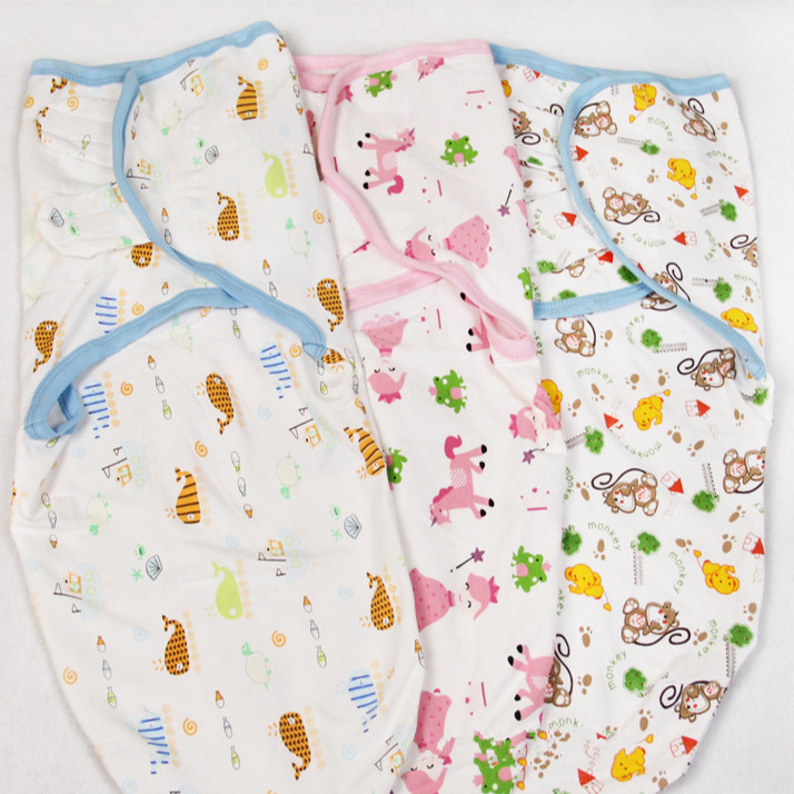 Ủ kén Swaddle 100% cotton xuân hè cho bé yêu